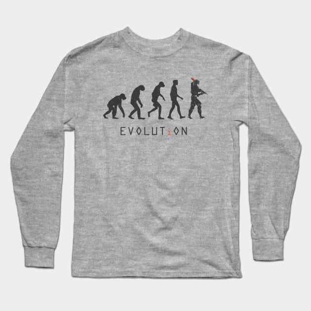 EVOLUT i ON Long Sleeve T-Shirt by Donnie